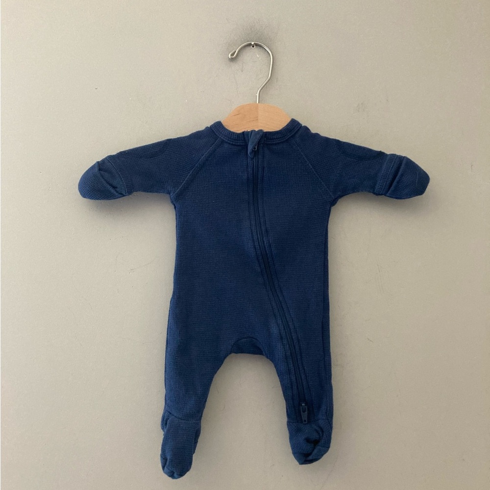 $10 ADD ON cotton on blue footie pajamas little sleepies zara baby gap old navy